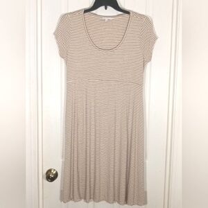 The Nines By HATCH Knit Striped Maternity Dress